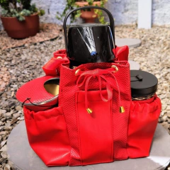 Kit Chimarrão 5 Peças " Escama Vermelho " n4 - comprar online