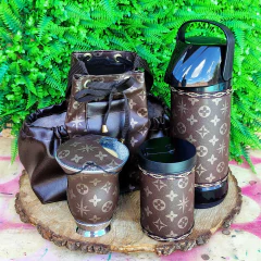 Kit Chimarrão 5 Peças " Vision Marrom " n8 - comprar online