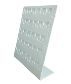 Expositor para 30 Pingentes de Bomba em Acrílico BRANCO - comprar online