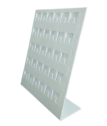 Expositor para 30 Pingentes de Bomba em Acrílico BRANCO - comprar online