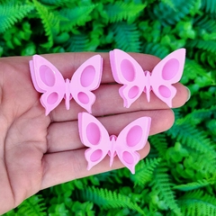 Kit 3 Enfeites Acrílico Borboleta " Rosa BB " - comprar online