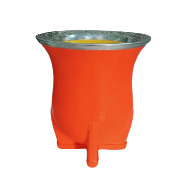 Cuia Porongo Uruguaia Laranja Neon