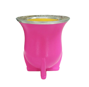 Cuia Porongo Uruguaia Rosa Neon