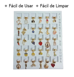 Expositor para 30 Pingentes de Bomba em Acrílico BRANCO na internet