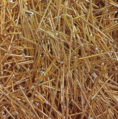Arame De Alumínio 1.5mm Dourado para Artesanato 4cm ( 5000 Unidades )