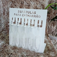 Expositor para Espátulas em Acrílico BRANCO - comprar online