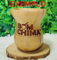 Kit 10 Cuias de Madeira Natural Selada com Gravação Personalizada na internet