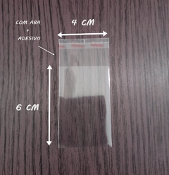 Embalagem com Aba + Adesivo 6cm x 4cm n1 ( 100 Unidades ) na internet