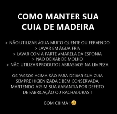 Kit 10 Cuias de Madeira com Gravação Personalizada - comprar online