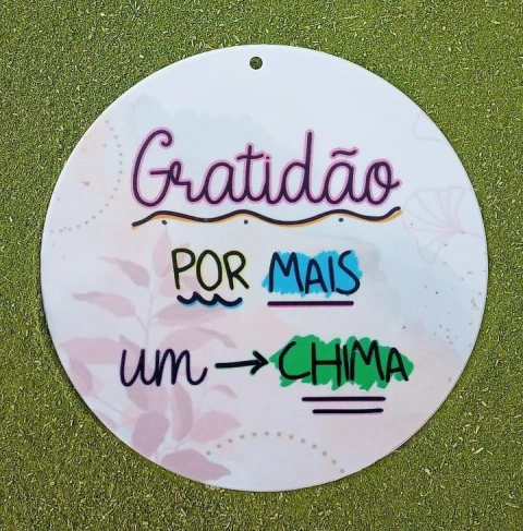 Kit 3 Vira Mates " Gratidão por mais um chima " n66
