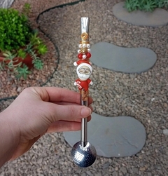 Bomba em Inox Decorada Natal " Papai Noel "