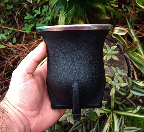 Cuia Porongo Uruguaia Preto Fosco