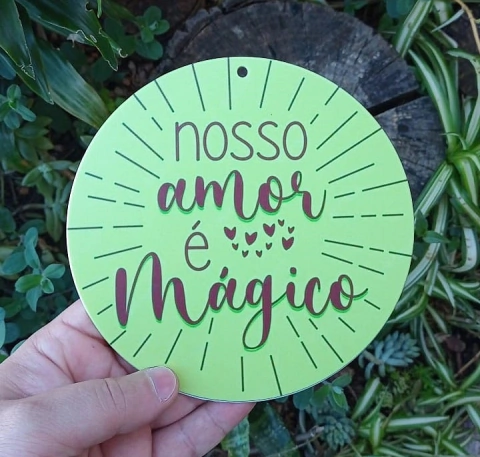 Kit 3 Vira Mates " Nosso amor é mágico " n71