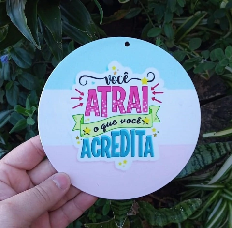 Kit 3 Vira Mates " Você atrai o que você acredita " n48