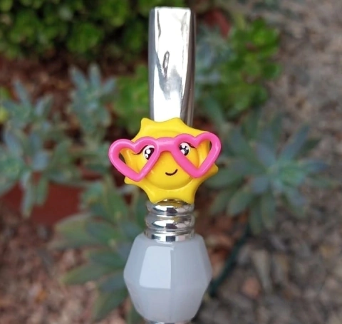 Kit 5 pingentes de Biscuit para Bomba " Sol "