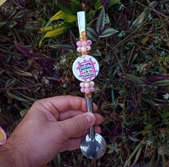 Bomba em Inox Decorada " Que a paz prevaleça e a fé nos fortaleça " n43