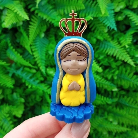 Enfeite de Cuia Nossa Senhora Aparecida