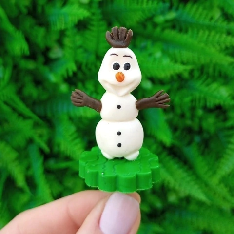 Enfeite de Cuia Boneco de Neve