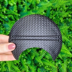 Tapa Cuia Forrado " Rattan Preto " - comprar online