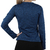 CAMISETA TERMICA VAPPLEX MUJER - AZUL JASPEADO