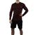 Camiseta Primera Piel de Hombre - Bordo jaspeado