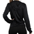 CAMPERA DEPORTIVA LISA MUJER PREMIUM NEGRO