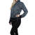 CAMPERA DEPORTIVA LISA MUJER PREMIUM GRIS