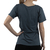 REMERA CUELLO V JERSEY PEINADO GRIS MEDIO