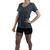 REMERA CUELLO V JERSEY PEINADO GRIS MEDIO