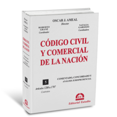 Tomo V. Contratos. Código Civil y Comercial Comentado (Encuadernado) - (Dirección: Oscar J. AMEAL)