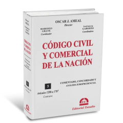 Tomo V. Contratos. Código Civil y Comercial Comentado (Encuadernado) - (Dirección: Oscar J. AMEAL)