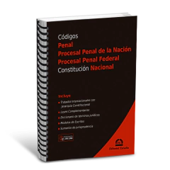Código Penal, Código Procesal Penal de la Nación, Código Procesal Penal Federal y Constitución Nacional (Anillado) - comprar online