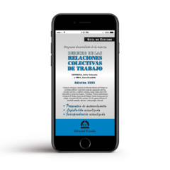 Guía de Estudio de Derecho de las Relaciones Colectivas de Trabajo (Libro Físico + Libro Digital) en internet