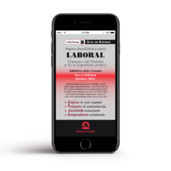 Guía de Estudio de Laboral (Libro Físico + Libro Digital) - Editorial Estudio
