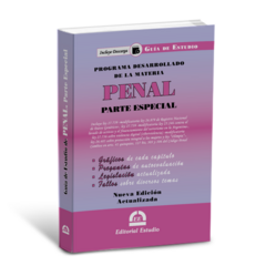 Guía De Estudio de Penal Parte Especial (Libro Físico + Libro Digital) en internet