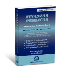 Guía de Estudio de Finanzas Públicas y Derecho Financiero (Libro Físico + Libro Digital) - comprar online