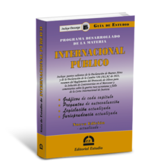 Guía de Estudio de Internacional Público (Libro Físico + Libro Digital) - comprar online