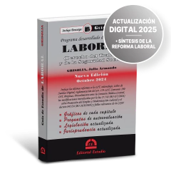 PROMO 144: GE Laboral + GE Dcho.Seguridad Social + GE Dcho.Relaciones Ind.Trab. + Ley de Contrato de Trabajo Comentada en internet