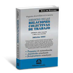 PROMO 168: Guía de Estudio de Laboral + Guía de Estudio Relaciones Colectivas de Trabajo - Editorial Estudio