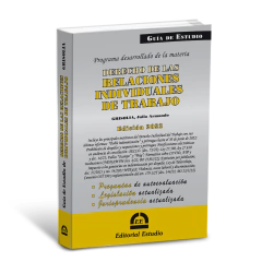 PROMO 170: Guía de Estudio de Laboral + Guía de Estudio Relaciones Individuales de Trabajo - Editorial Estudio