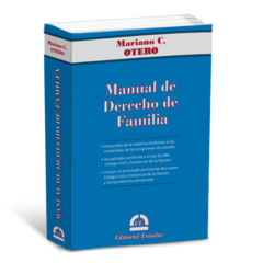Manual de Derecho de Familia - Mariano C. OTERO (Libro Físico + Libro Digital) - comprar online