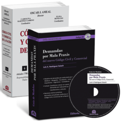 PROMO 123: GM Demandas por Mala Praxis (con CD-ROM) + Tomo VI. Responsabilidad + Títulos CCCN Comentado (Ed. Rústica) (Dirección: Ameal)