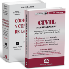PROMO 126: GE Civil + CCCN Comentado TOMO I - Parte General (ED. RÚSTICA) (DIRECCIÓN: AMEAL) - comprar online