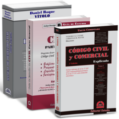 PROMO 128: GE Civil + CCCN Explicado Tomo I + Manual de Derecho Civil (VÍTOLO) - buy online