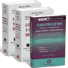 PROMO 133: GE Contratos + Tomo IV. Contratos + Tomo V. Contratos CCCN Comentado (Ed. Rústica) (Dirección: Ameal)