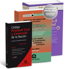 PROMO 158: GE Procesal Civil y Comercial + Manual Dcho.Procesal Civil y Com. + Código Proc.Civil y Comercial - comprar online