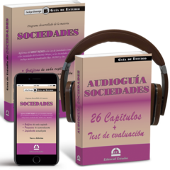 Guía de Estudio de Sociedades + AudioGuía + Ebook