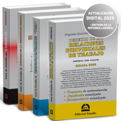 PROMO 169: Guías de Estudio de: Laboral + Relaciones Colectivas de Trabajo + Relaciones Individuales de Trabajo + Derecho de la Seguridad Social - comprar online