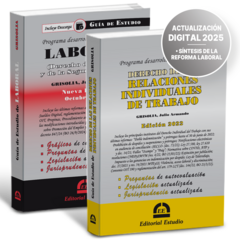 PROMO 170: Guía de Estudio de Laboral + Guía de Estudio Relaciones Individuales de Trabajo - comprar online