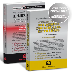 PROMO 170: Guía de Estudio de Laboral + Guía de Estudio Relaciones Individuales de Trabajo - comprar online